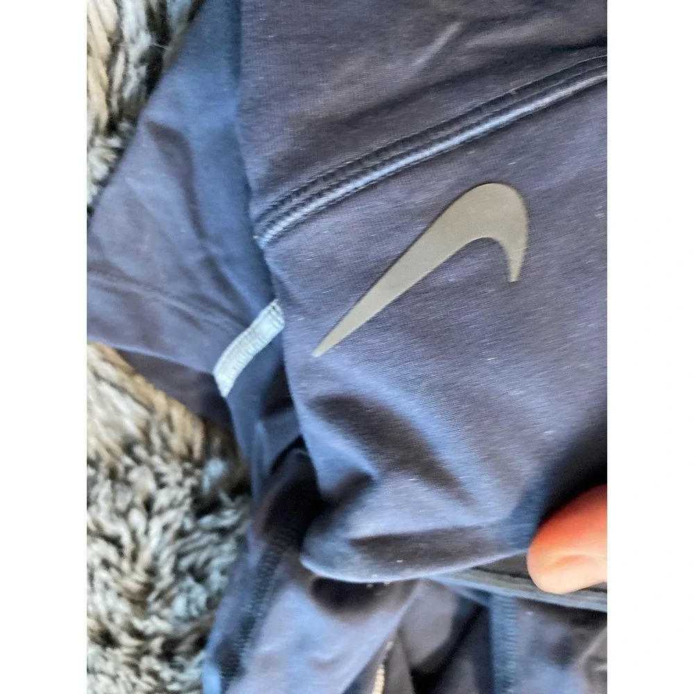 Nike Dri‎ Fit Women's Navy Blue Athletic Leggings Size Small Running Workout